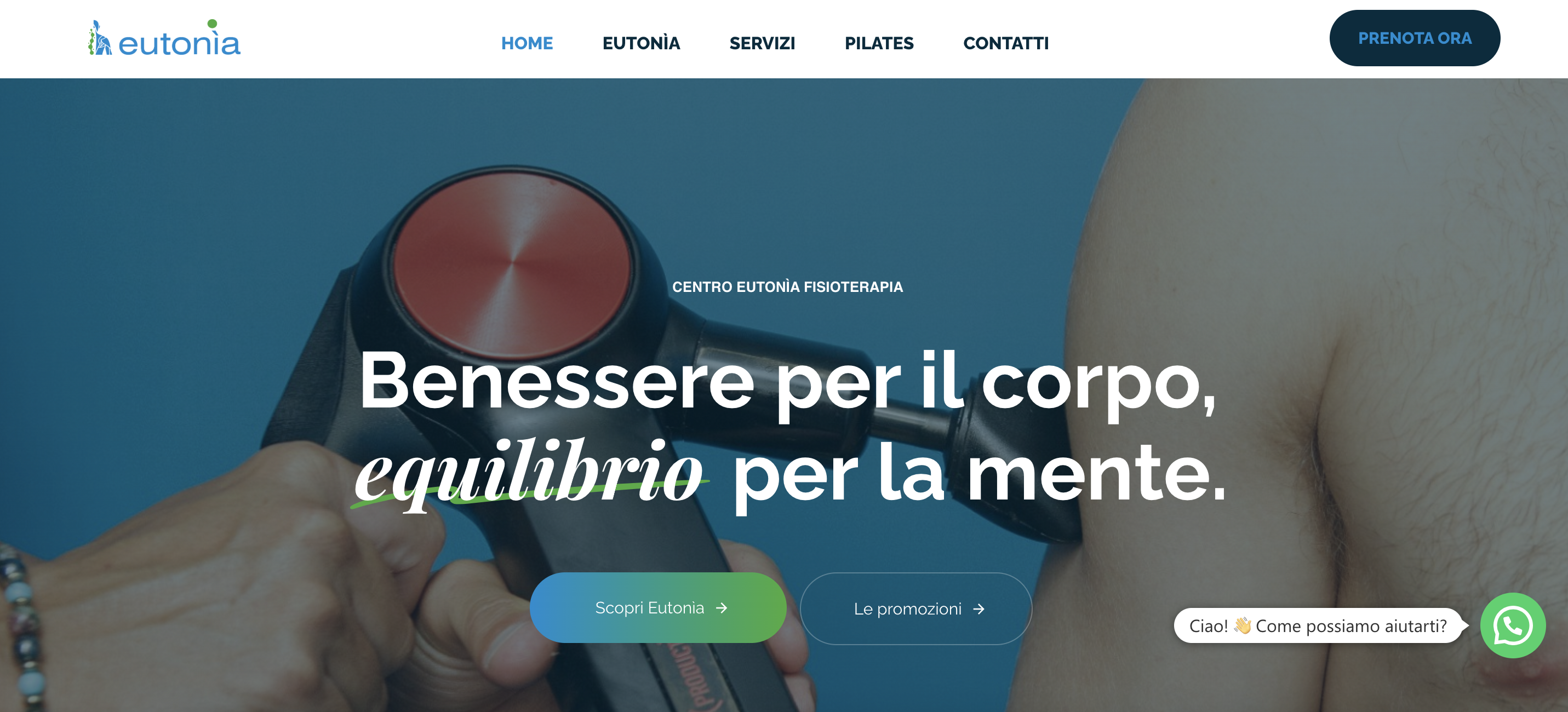 Homepage Centro Eutonìa Fisioterapia