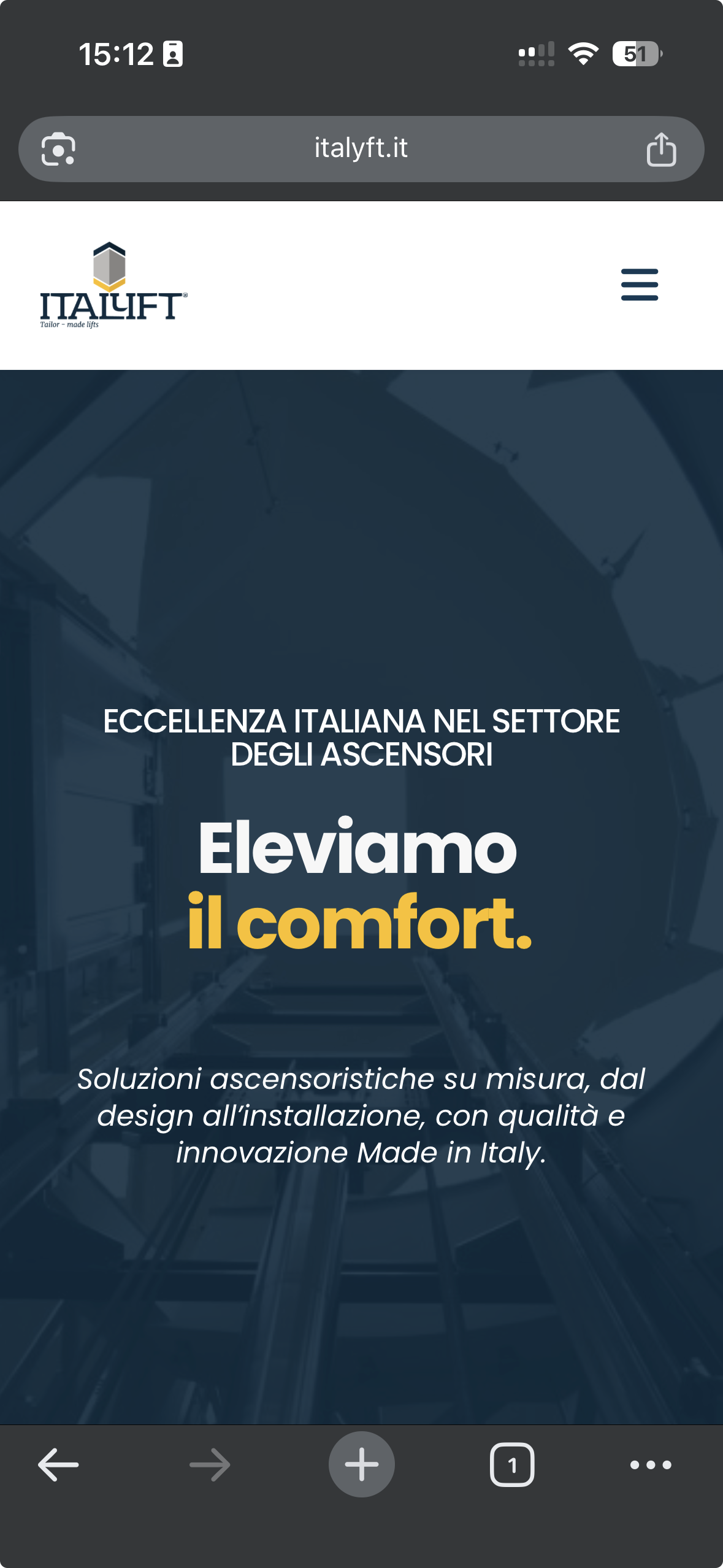 Italyft mobile mockup