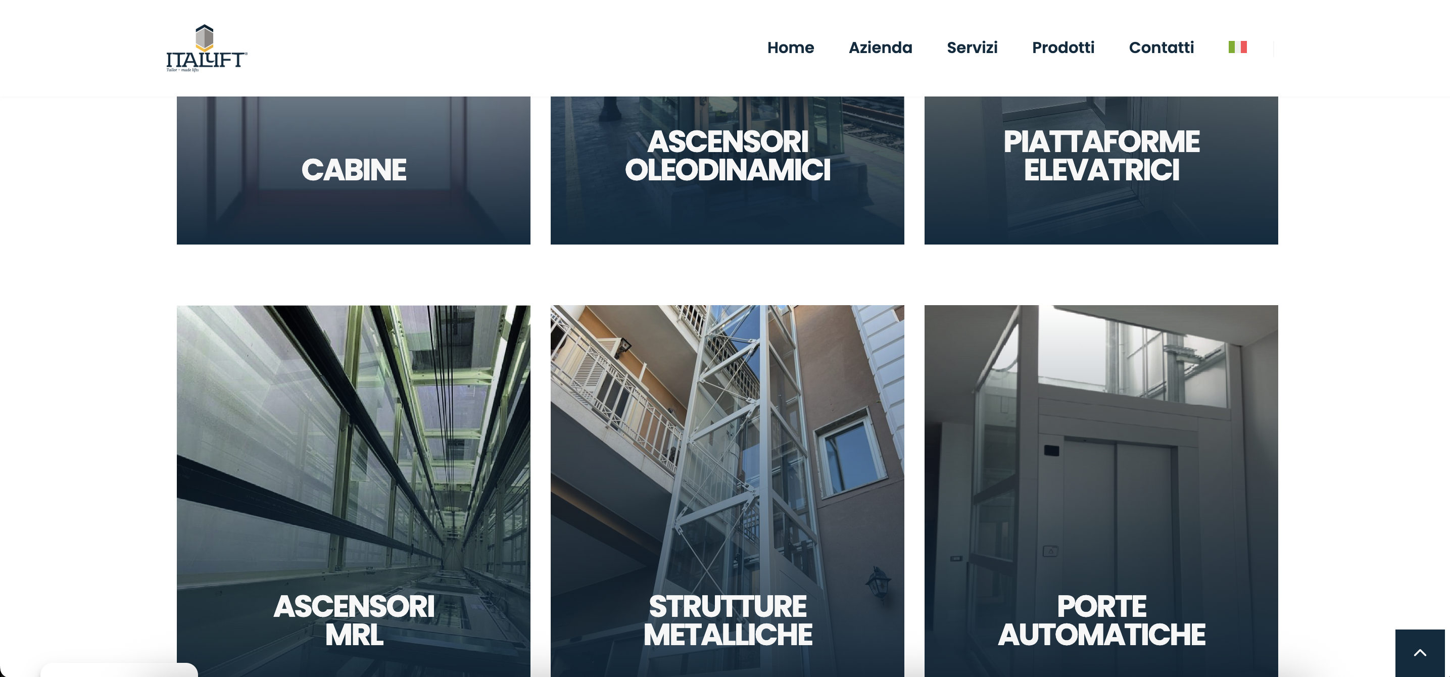 Sezione prodotti Italyft
