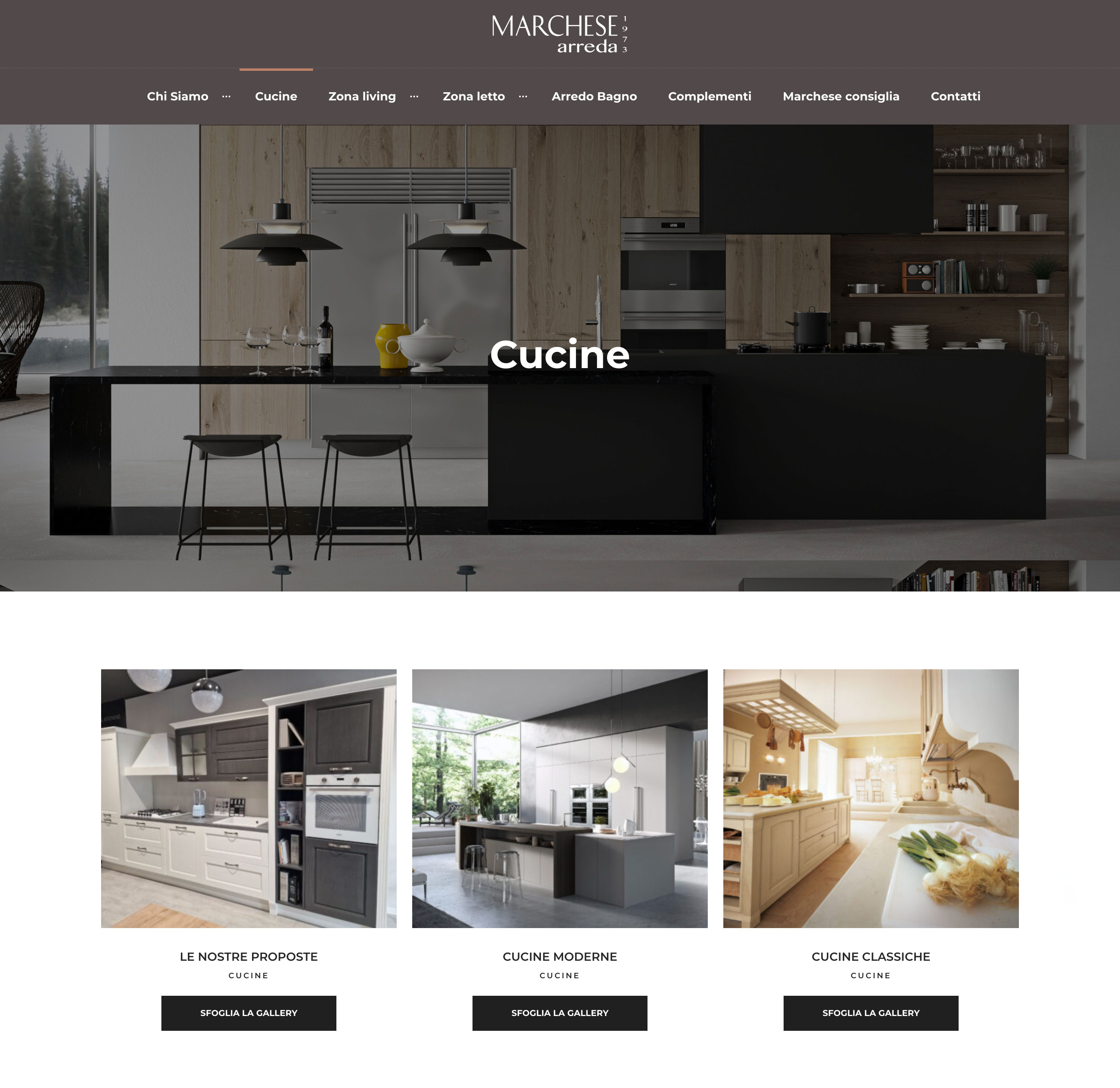 Dettaglio Sezione Cucine
