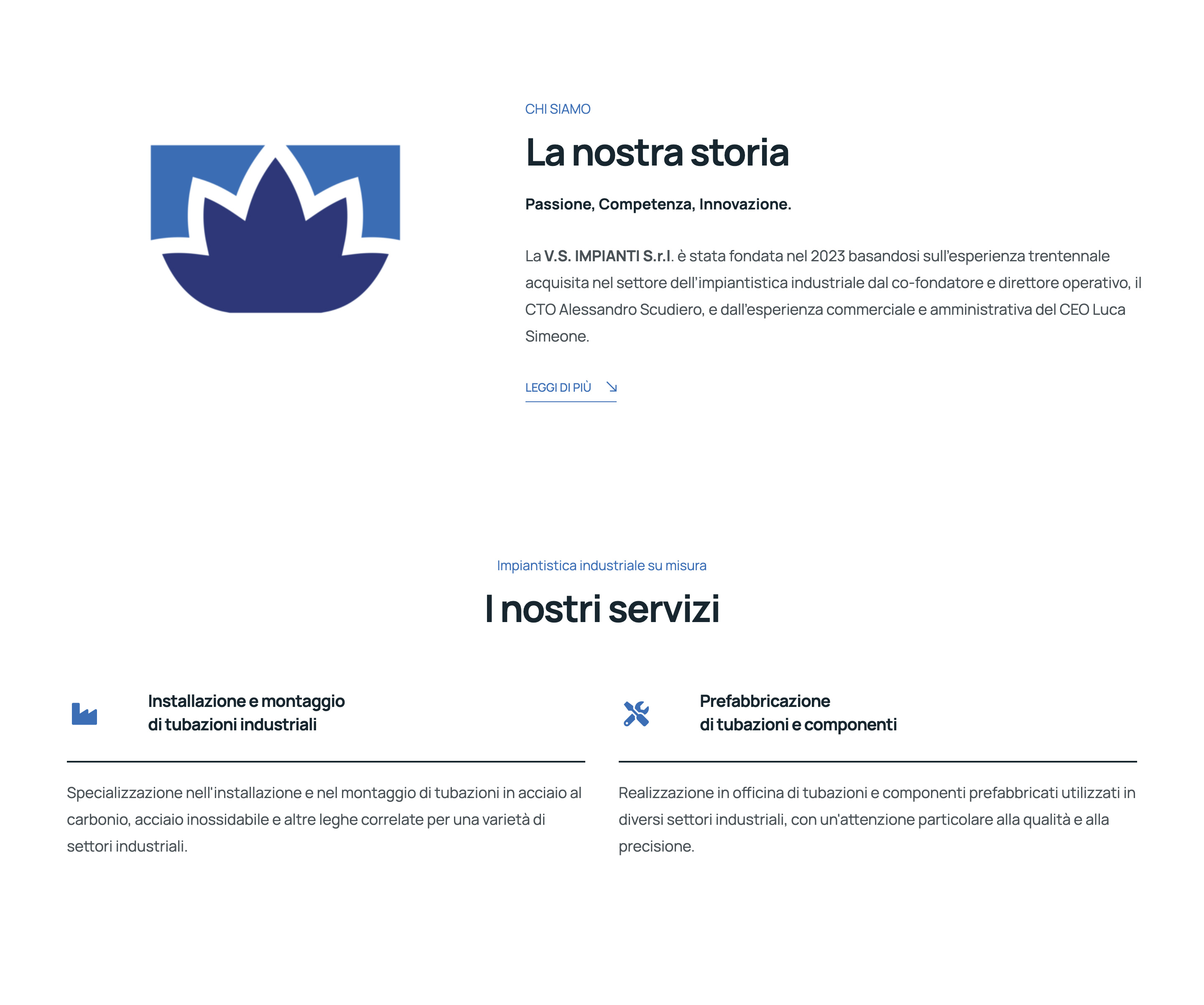Preview Desktop V.S. Impianti