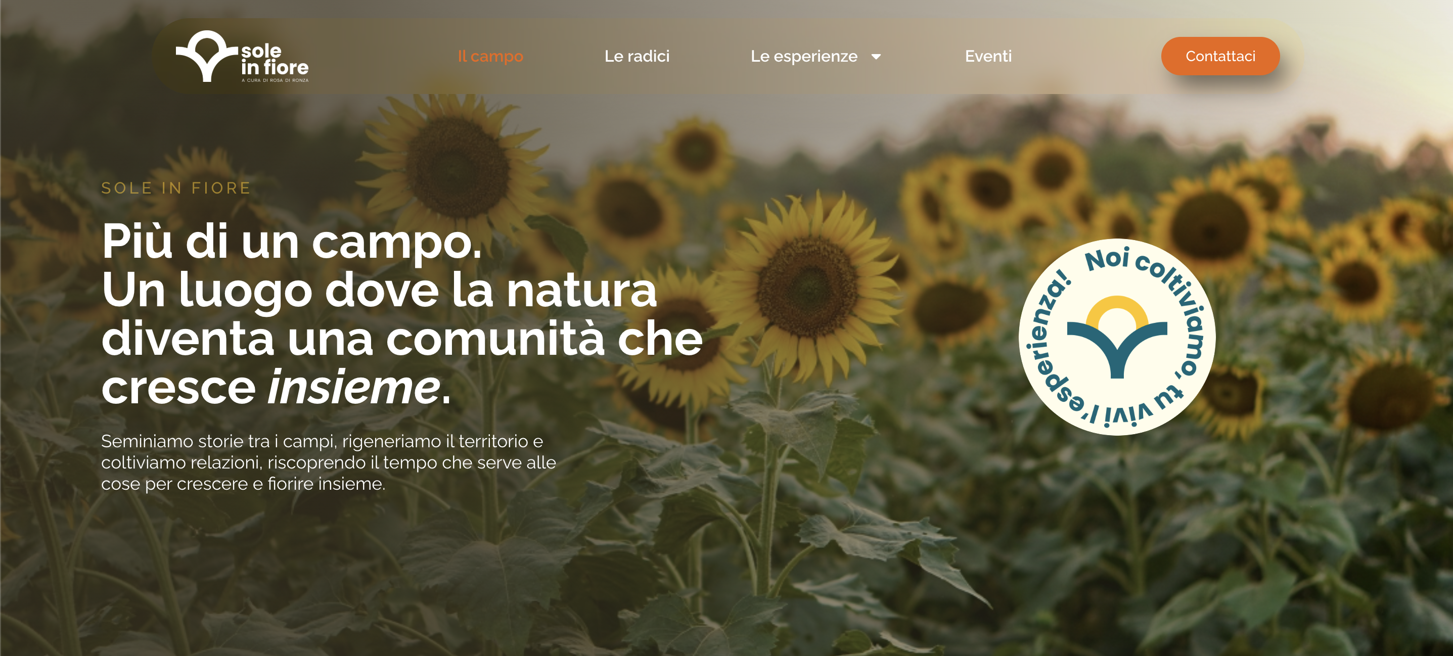 Homepage Sole in Fiore